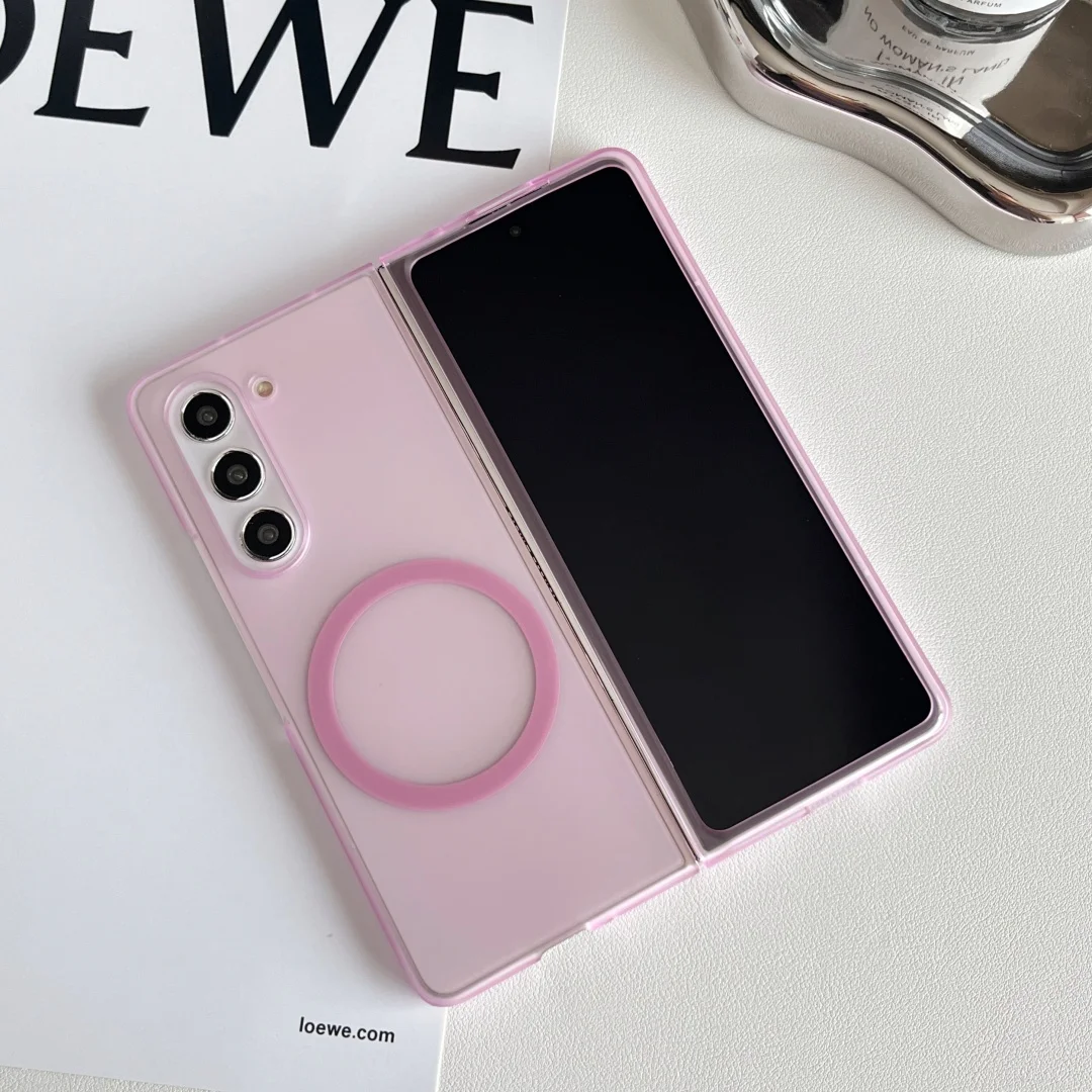 

Hand Feel Design For Samsung Galaxy Z Fold 7 6 5 4 W25 Case Clear Shockproof Protector Mobile Phone Cover