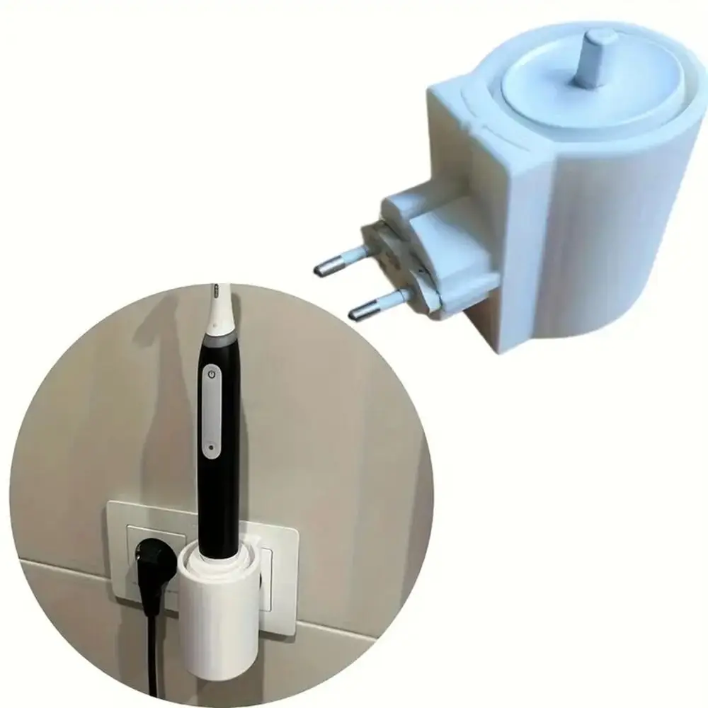 Base recargable, soporte para cepillo de dientes eléctrico, almacenamiento, soporte de repuesto duradero, organizador de cepillos de dientes, organizador de baño