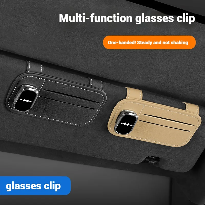 Multifunction BYD Car Sunglasses & Card Visor Clip