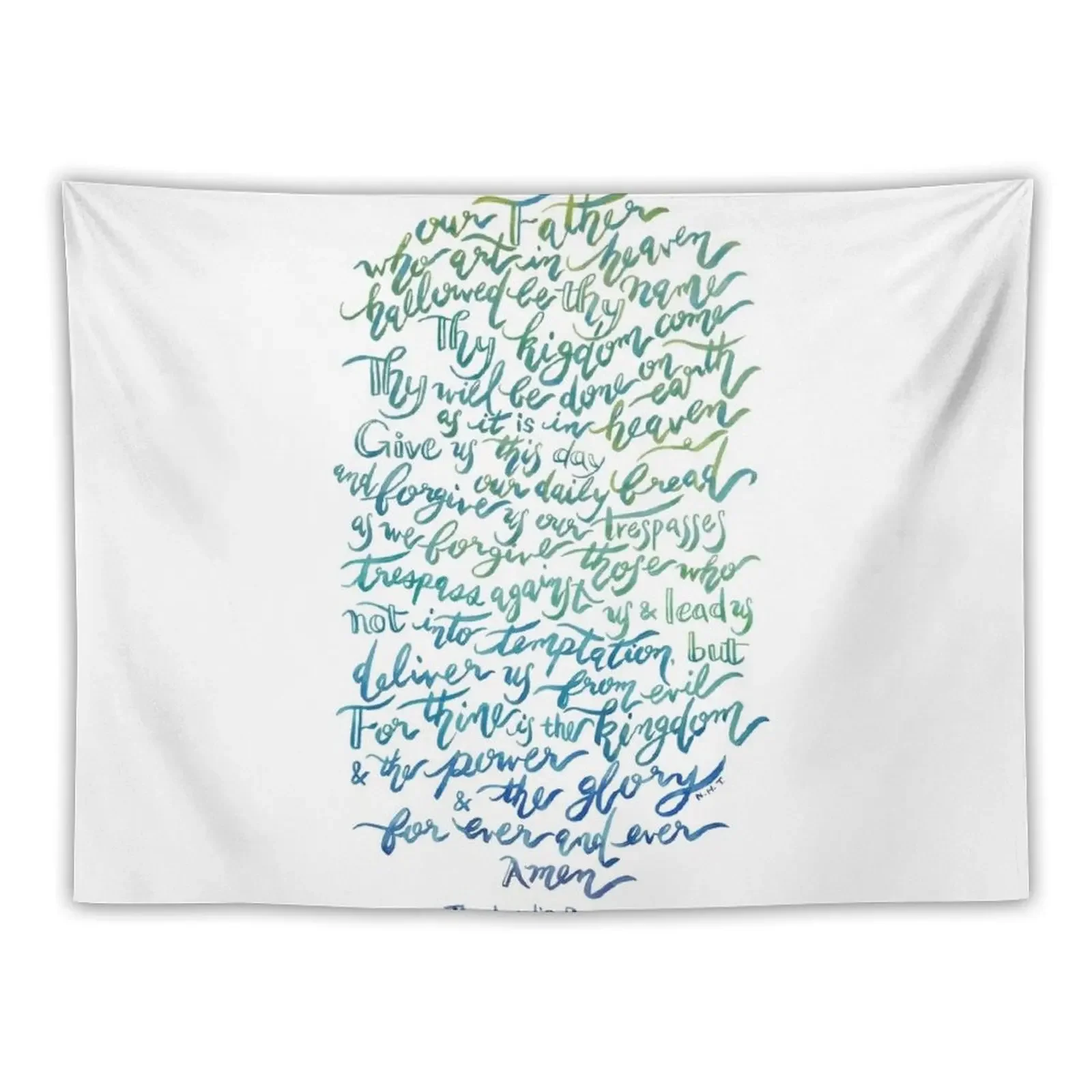 

The Lord's Prayer Tapestry Things To Decorate The Room Tapete For The Wall Bedroom Deco Wall Decor Hanging Tapestry