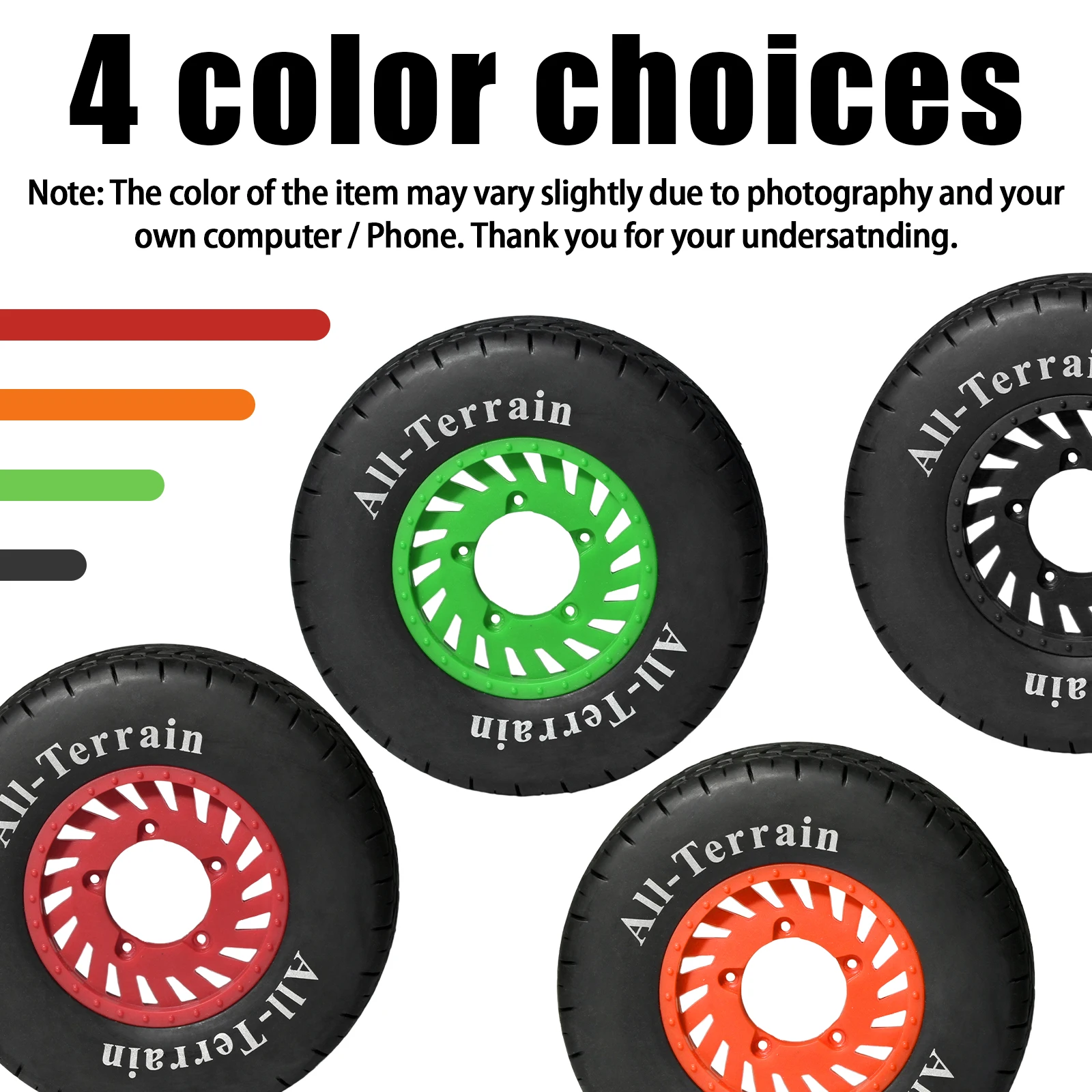 RC دورة قصيرة عجلات شاحنة 12 17 مللي متر عرافة ل 1/8 1/10 مقياس RC سيارة شاحنة الوحش ARRMA Trxs مائل HPI VKAR Redcat HSP LRP #6