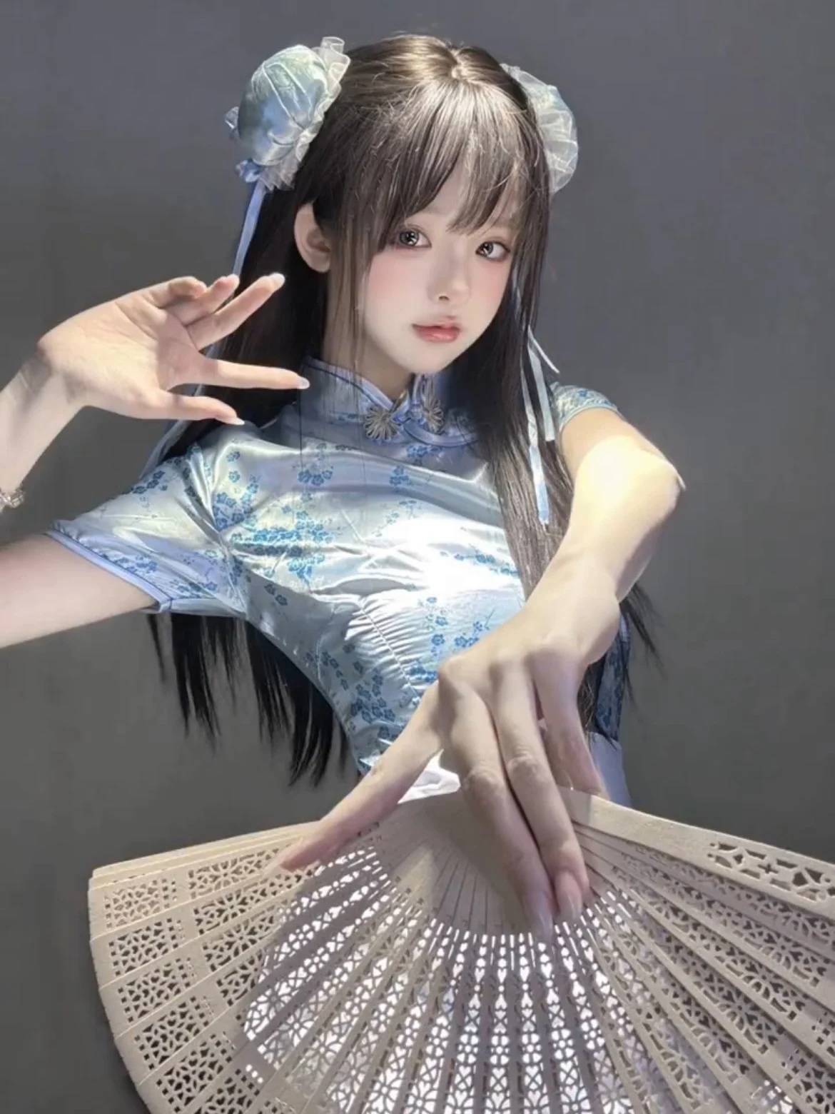 تنورة صينية جديدة من Sle Dr loween Cisas Cosplay orm تنورة خادمة ناعمة للفتيات ملابس يومية #4