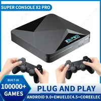 Super Console X2 Pro Retro Video Game Console with 100000+ Games for PSP/PS1/N64/Sega Saturn/DC Retro Game Console 4K HD