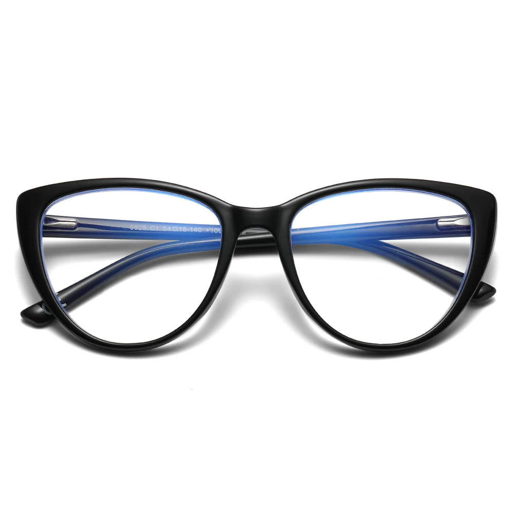 AABV Cat Eye Blue Light Bifocal Reading Glasses for Women Computer Diopter Presbyopic Magnifying Readers 6029