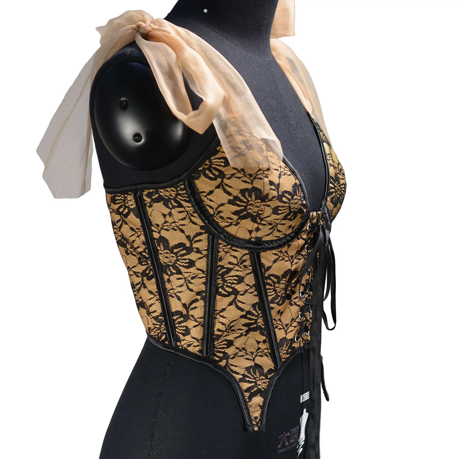 Женская винтажная майка на шнуровке, полая майка с бантом, тренд облегающей уличной одежды для вечеринок