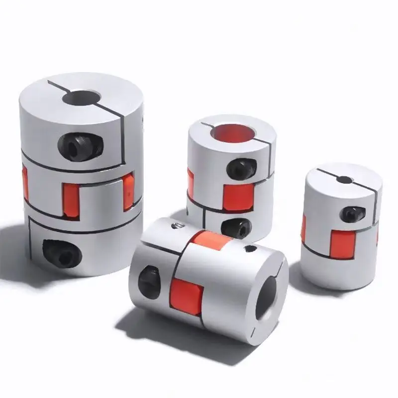 1Set D30 L35 Aluminum Alloy Plum Blossom Coupling Inner Hole 5/6/6.35/7-16mm Rigid Elastic Encoder Stepper Motor Coupling Sleeve