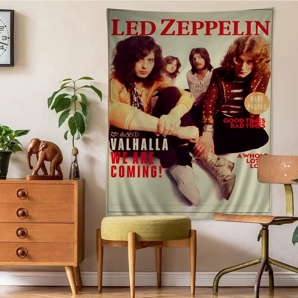 Fascia L-Led Z-Zeppelin stampato grande arazzo da parete a buon mercato Hippie appeso a parete arazzi bohémien Mandala Home Decor