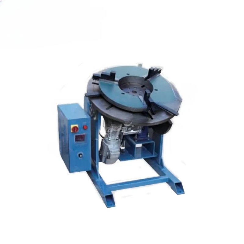 Automatic welding positioner turntable, with chuck, speed 0.2-1 rpm, tilt range 0-90 °, motor drive