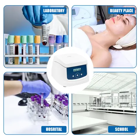 PCR-mikrocentrifugmaskin Digital höghastighets-PRP-plasmacentrifug Lab 12000 rpm 0,2/0,5/1,5/2 ml centrifugrör 110v till 220v 8 best sales prp-maskin - №7