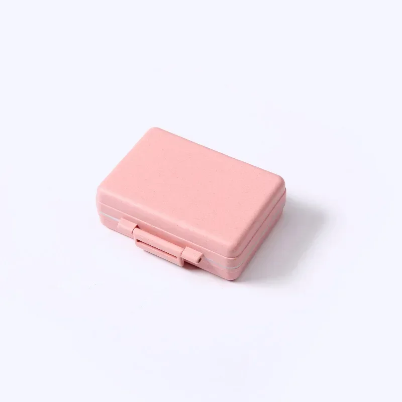 Portable Colorful 9 Grids Medicine Box Health Care Container Case Pill Box Splitters Travel Pill Box Easy To Carry Pill Case