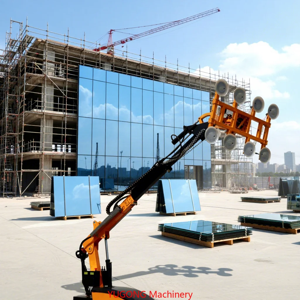 Factory Direct Sale Electric Vacuum Lifter For Stone Slab Rough Surface Lifting Machine