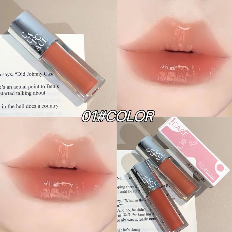 

Mirror Watery Lipgloss Jelly Lip Oil Tinted Hydrating Plumper Moisturizing Lips Glow Makeup Liquid Lipstick Cosmetics Lip Stain