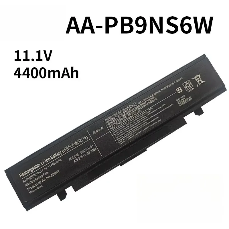 11.1V 4400mAh Laptop Battery AA-PB9NC6B for S amsung AA-PB9NS6B R530 RV511 RV411 RV508 R528  R580 R540 R519 R525 R430 Aa