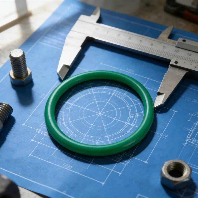 CS3.5/5.7mm O-ring Thickness Wholesale Sealing Element Link FKM Green Fluororubber Gasket Seal Ring Rubber Elastic Free Shipping