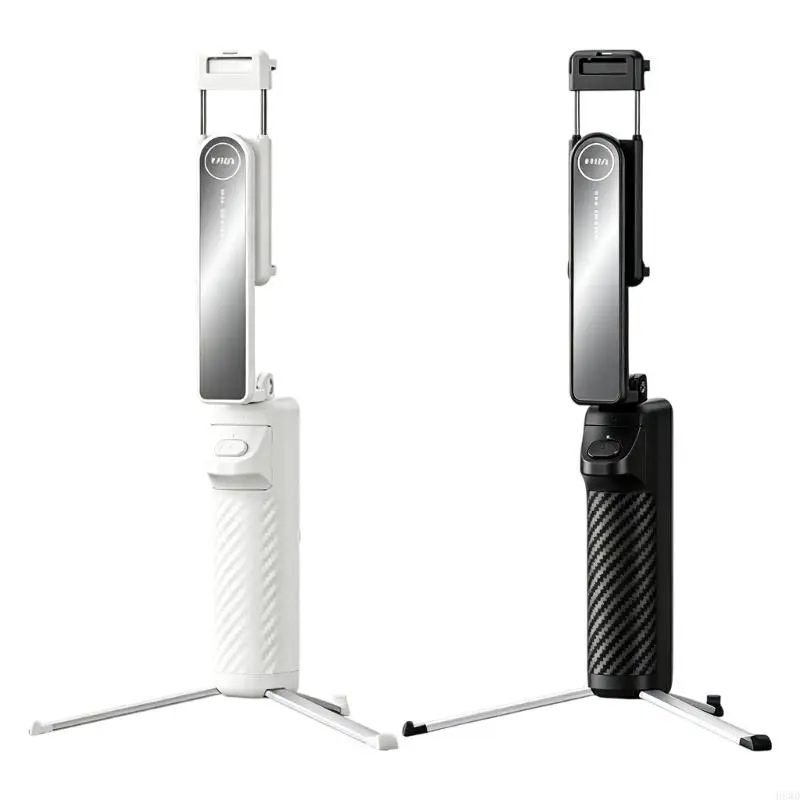 Foldable Selfie Tripod Stand, 12cm Pocket Size, Detachable Wireless Remote For Group Photos And Video Recording H8WD