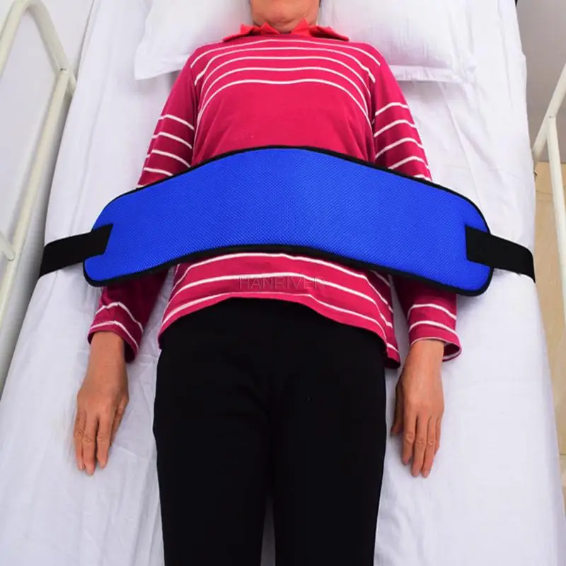 Bed safety guardrail protection fixed belt restraint belt elderly care supplies