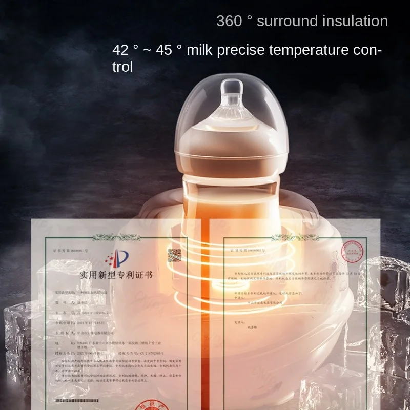 Space Series Intelligent Milk Warmer , 2-in-1 Automatic Temperature Milk Machine Milk Powder Mixer,electric Baby Bottle Warmer