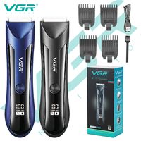 VGR Body USB Hair Trimmer Groin Rechargeable Ball Shaver/Trimmer Men Electric Pubic Beard Hair Clipper For Men Groomer V-951