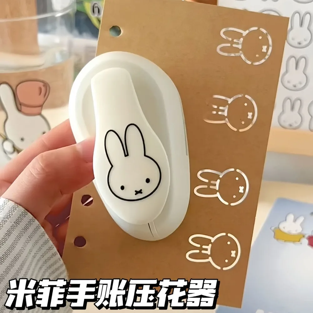 Miffy Kawaii Prägemaschine Manuelle Ledger-Muster DIY Handgemachte Material-Druckmaschine Prägemaschine Niedliches Geschenkspielzeug – Detail 4