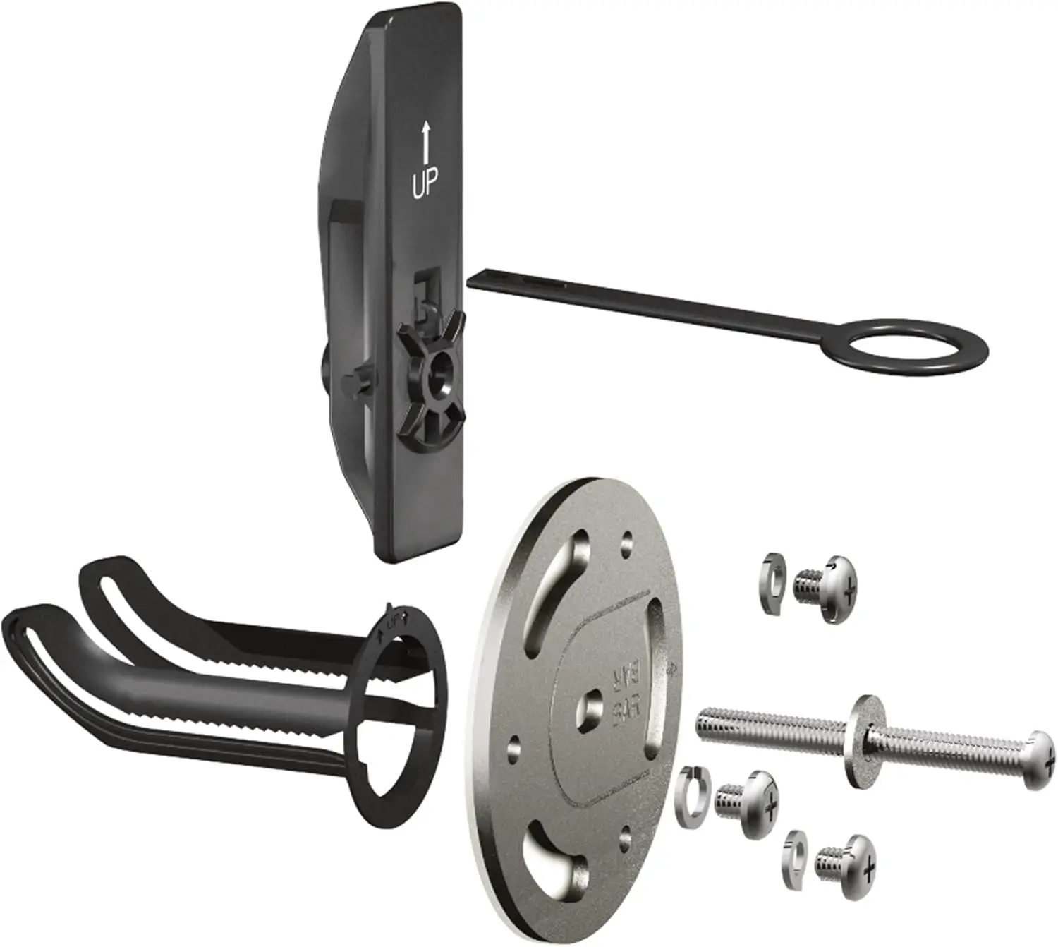 

Secure Mount Anchor for Grab Bars, Chrome, Supports 300 lbs