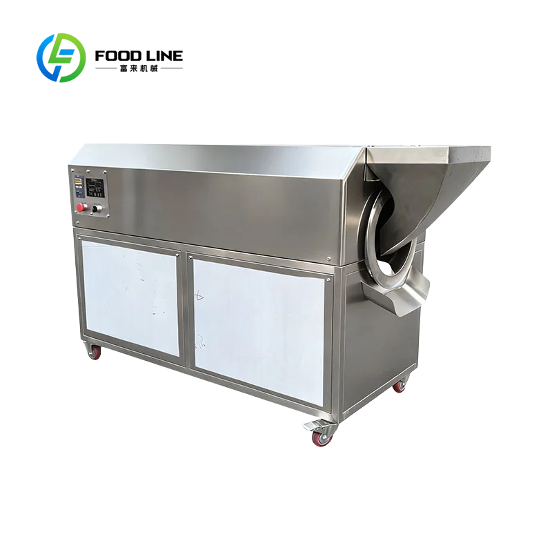 Custom Single Cylinder Square Baking Machine Hot Air Circulation Roaster for Nuts Seeds Large Quantity Wholesale Price