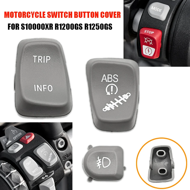 Motorcycle Switch Button Cover For BMW S1000RR XR R R1200RT R1200GS R1250GS F800GS Adv F700GS K1600GTL C650GT Button combination
