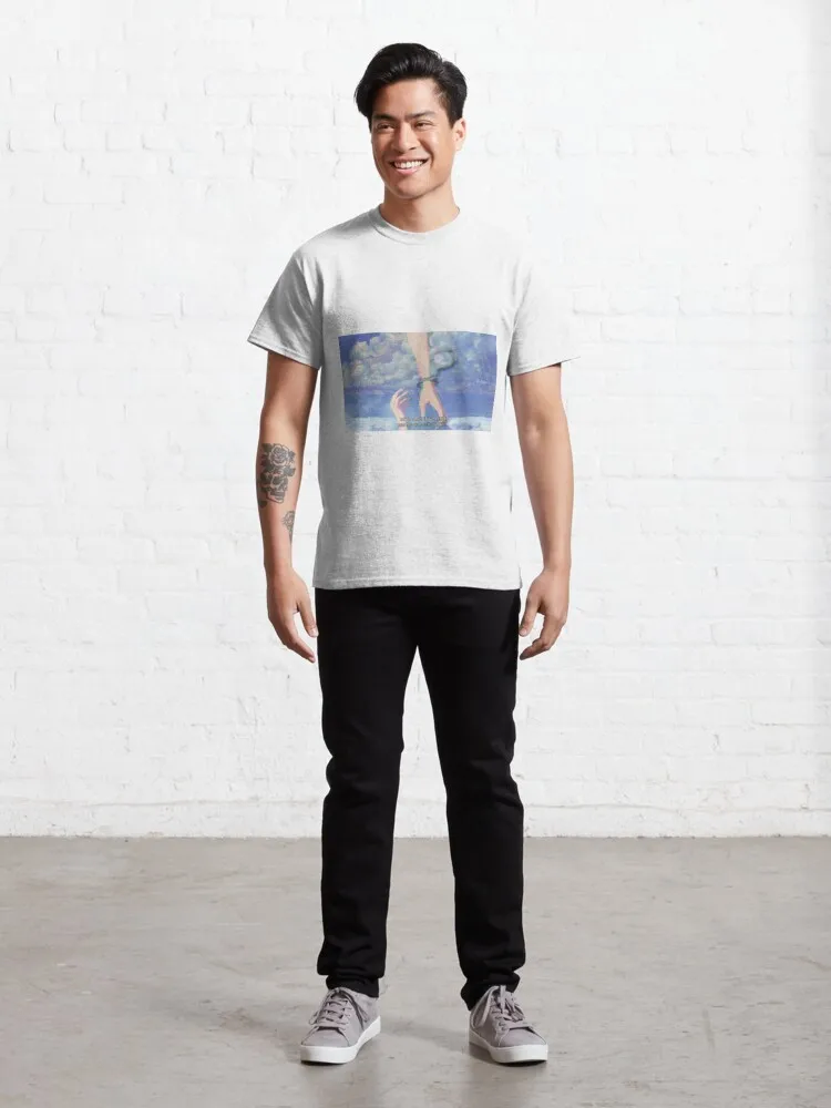 Weathering With You Poster Glitch Art - Tenki No Ko Anime Classic T-Shirt Oversized T-shirts For Women/Men Clothing