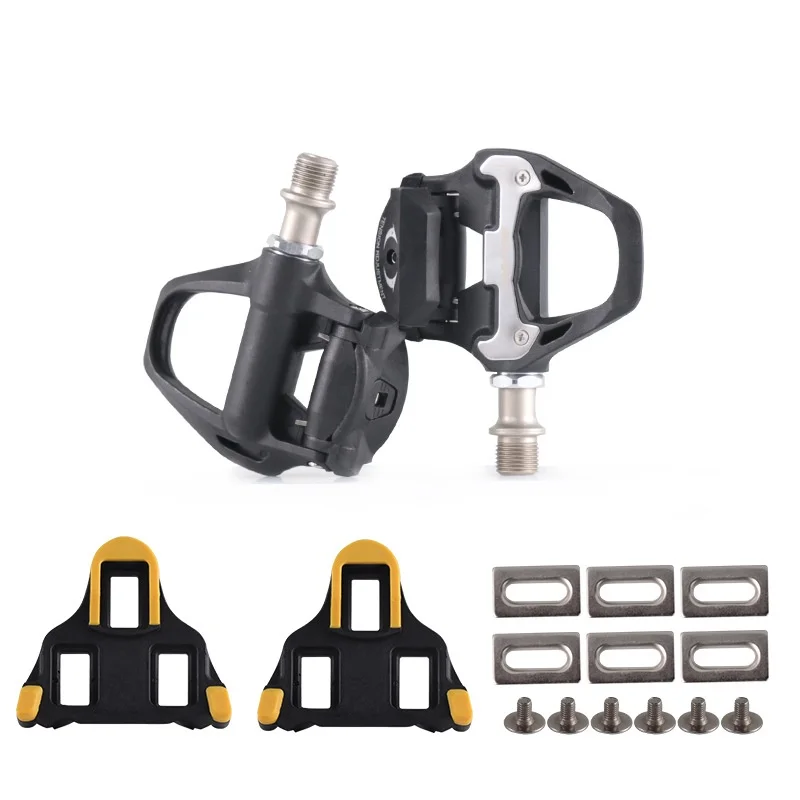 Road Bike Lock Pedal Self-Locking Pedal With Steel Spindle And DU Bearing For Cycling
