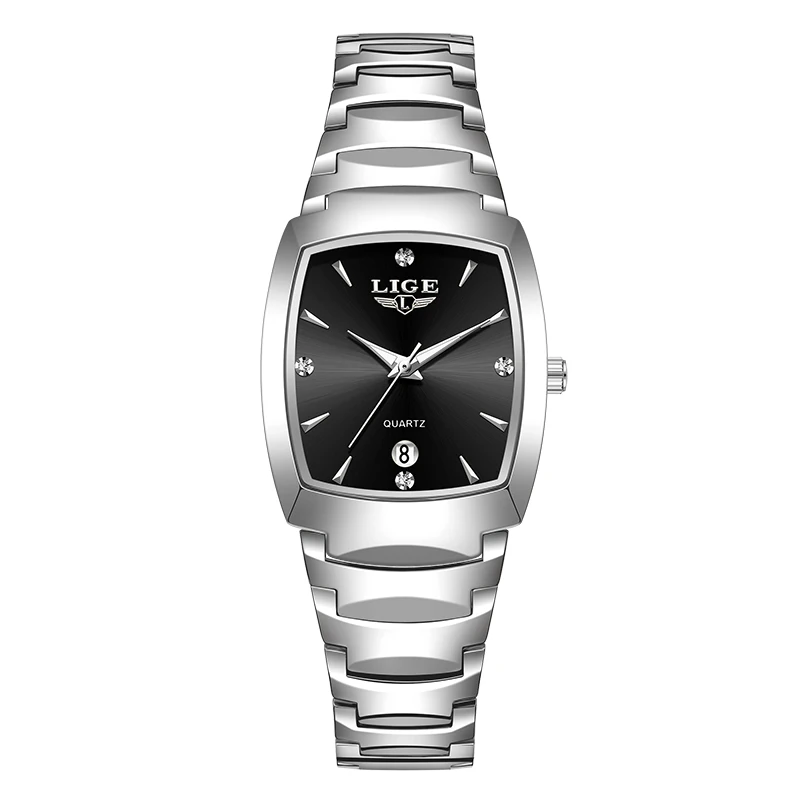 Women's Elegant Square Dial Waterproof Quartz Watch