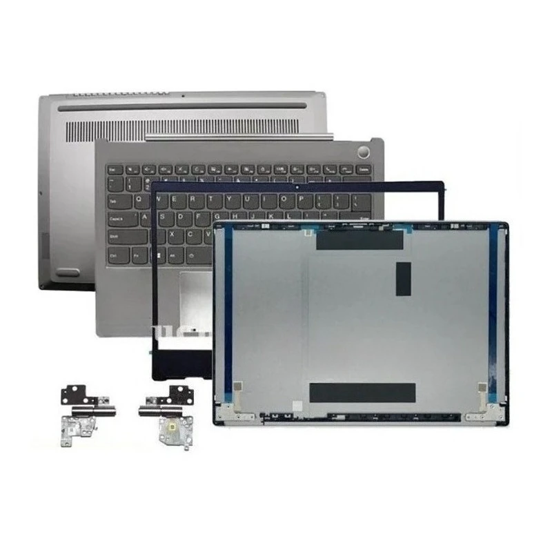 

Replace Laptops Case For ThinkBook 13S-IML 13S-IWL Laptop LCD Back Cover/Front Bezel/Palmrest Keyboard/Bottom Case Silver hinge