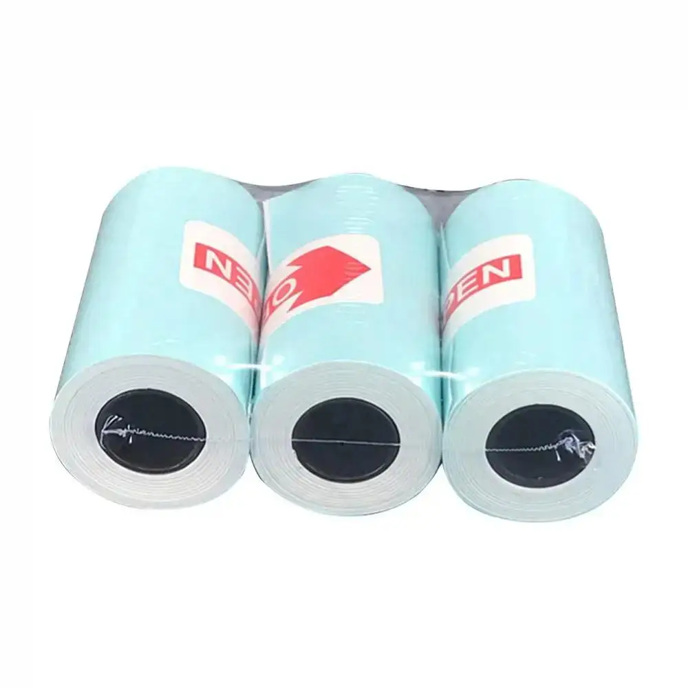 

Printing Sticker Paper Thermal Adhesive Photo Paper 3 Rolls for Mini Pocket Photo Printer Paperang P1 P2 Bill Receipt Papers