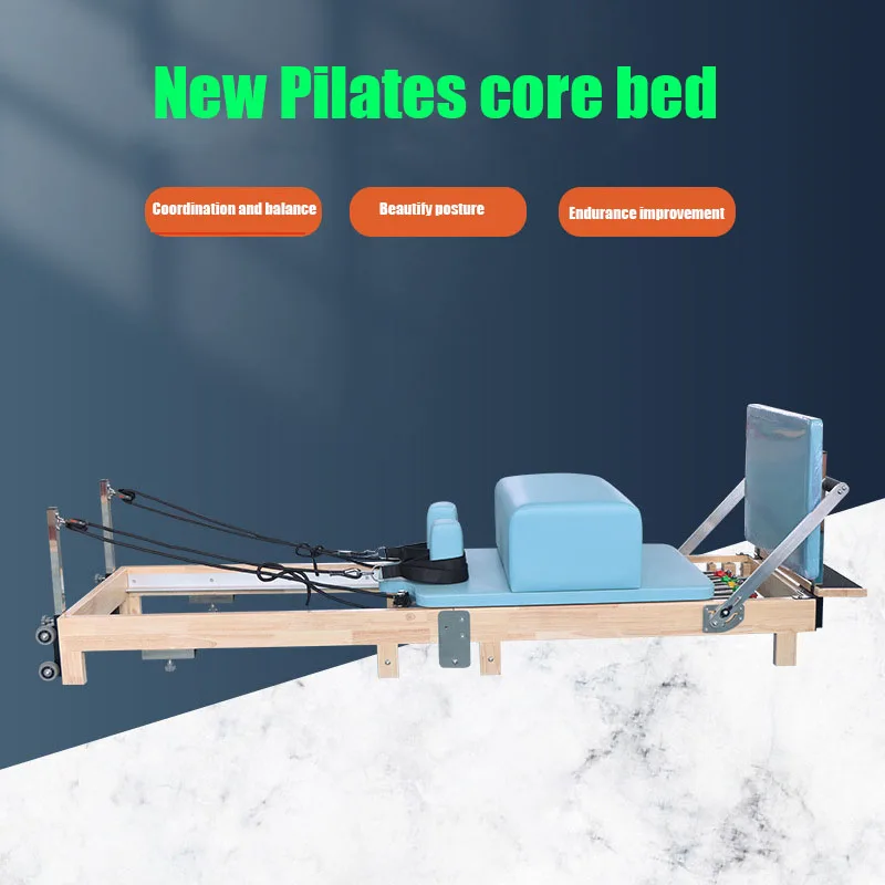 New Pilates core bed large equipment sliding bed private teaching hall yoga bed fitness equipment foldable core bed