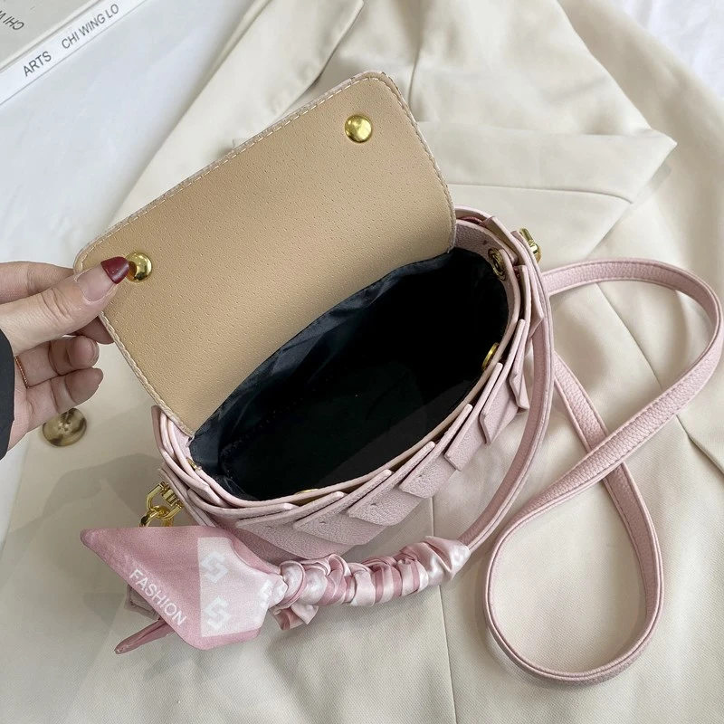 2024 New Designer Woven Bag Fashion Pleated Handbag Soft Leather Splicing Bucket Shoulder Crossbody Bag Basket Hand Bag Green