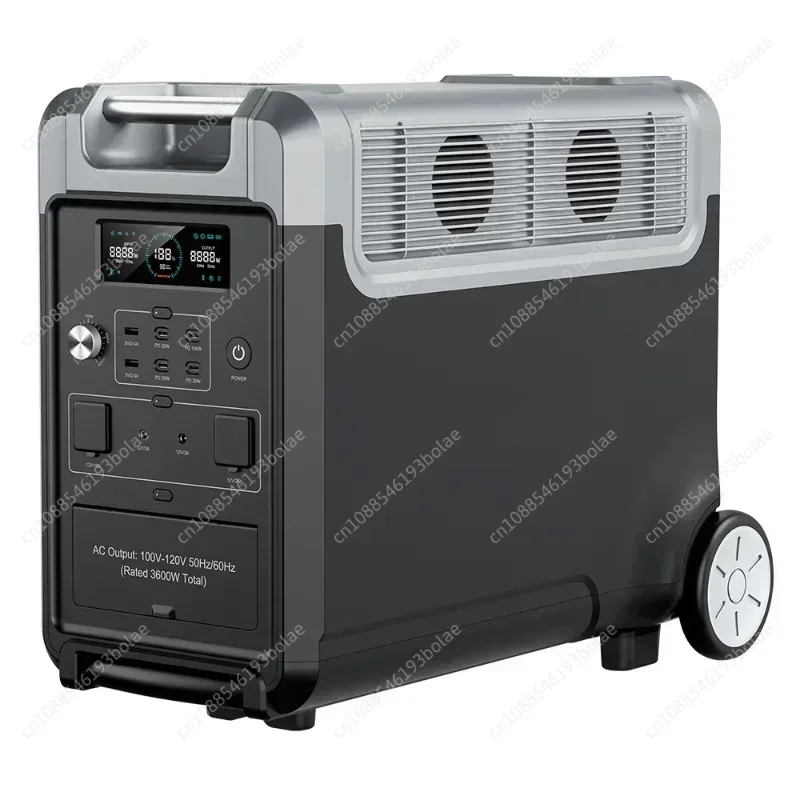 Large Capacity 3840Wh Portable Power Station 3600W 3300W with Expansion Battery