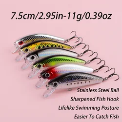 Señuelo minnow con impulso magnético jerkbait para lucio y carpa