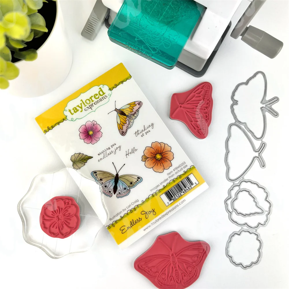 New Dragonfly Bloom Thanks Word Metal Cutting Dies Stamps Layered Stencils Embossing Template Stencil Scrapbooking Decor