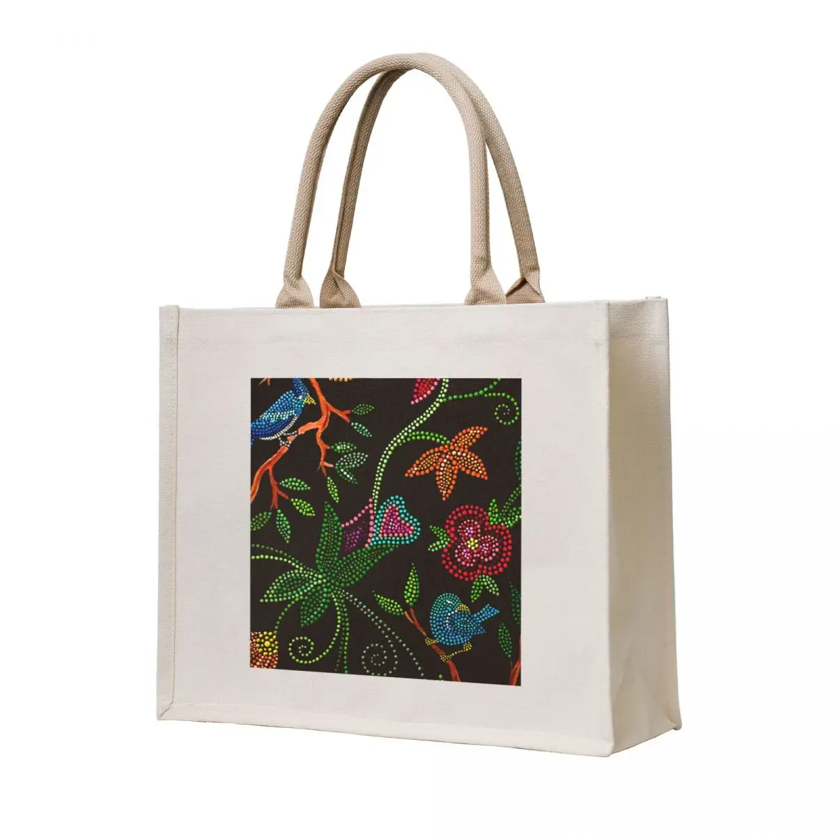 

Blue bird Song Tote Bag shopper bag woman shopping bag custom canvas eco pack