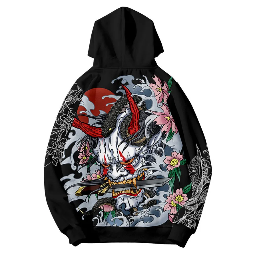 Anime japonês espada demônio moletom manga longa jaqueta das mulheres dos homens outono inverno harajuku uniforme casaco de lã jaquetas hoodies