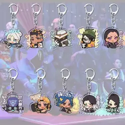 Valorant Meme Series Anime Keychain Women Phoenix Jett Raze Reyna Neon Yoru Acrylic Key Chain Man Pendant Ornament Accessories