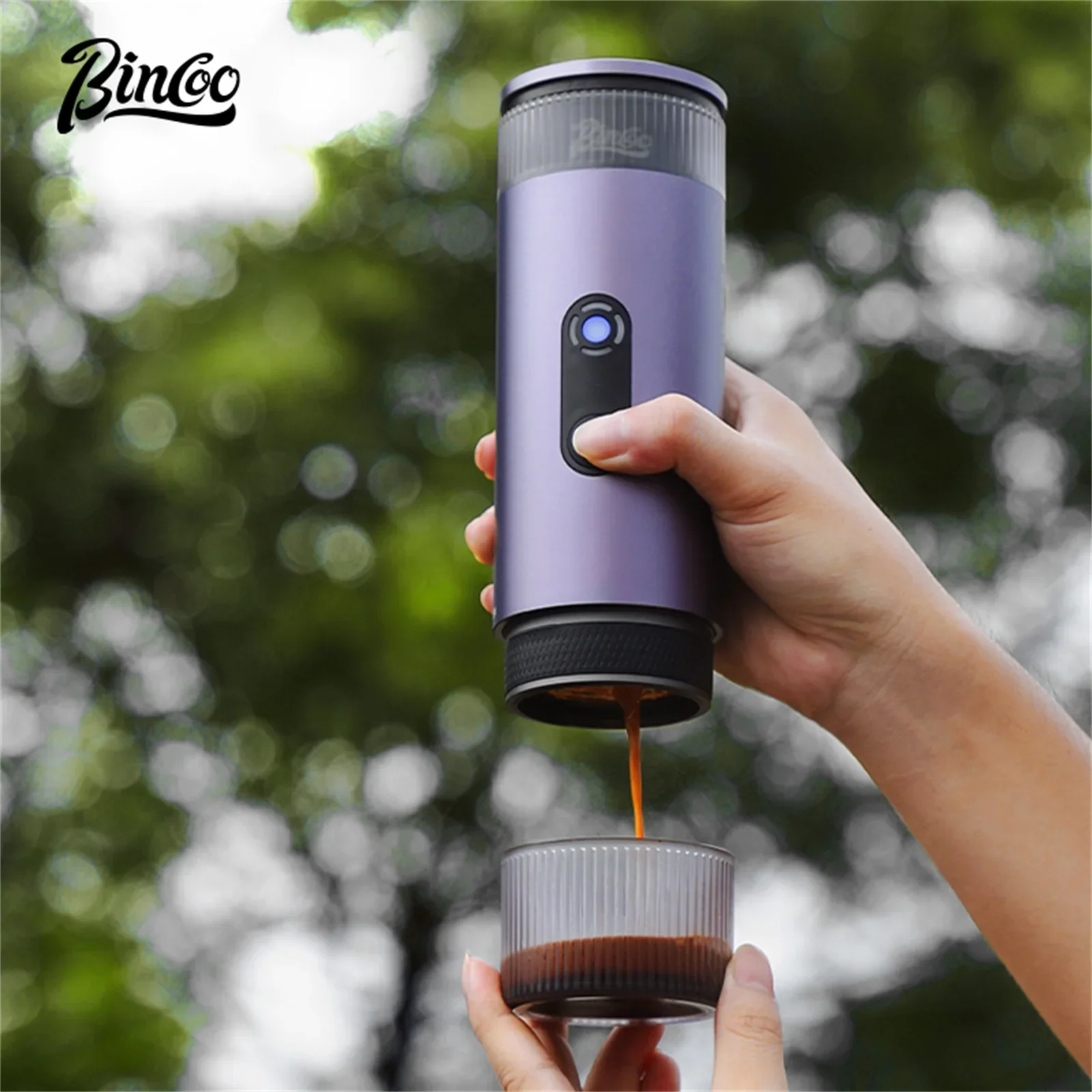 Bincoo Portable Coffee Machine H1Pro Electric Italian Espresso Maker Handheld Outdoor Travel Wireless Cold and Hot Extraction
