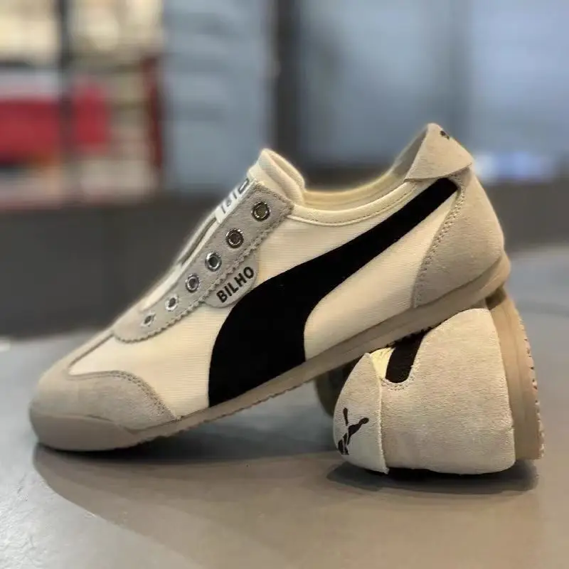 

Hot Selling 2026 Summer Men Trend Slip On Skate Shoes Breathable All-match Casual Walking Sneakers