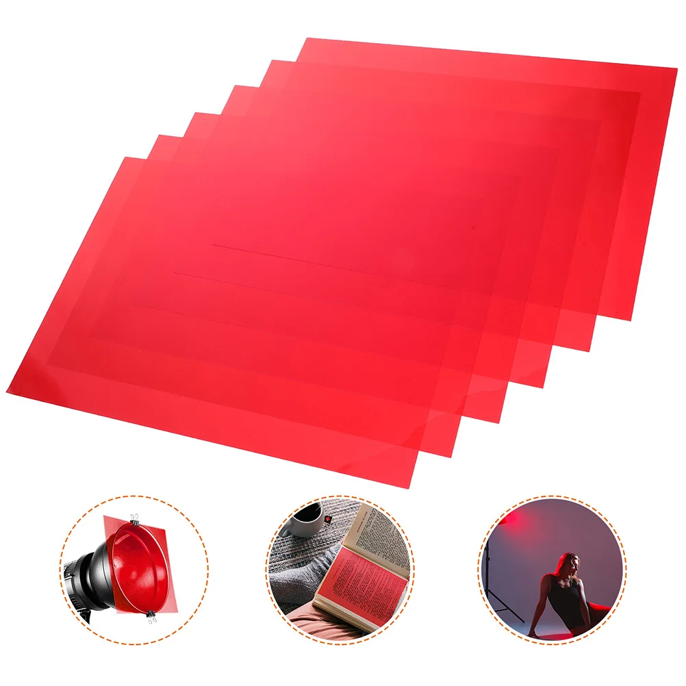 

Color Change Light Filters Diffuser Sheets Photography Gels for LED Stage Lighting Color Correction Orange