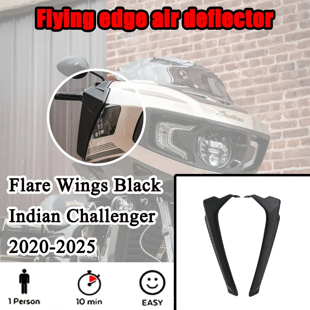 

Motorcycle NEW Fairing Side Wind Deflector Wind Deflector For Indian Challenger Pursuit Limited Dark Horse 112 PowerBand 2020-25