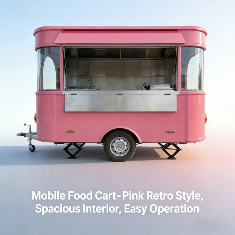 Mobile Foodtruck Cocktail Coffee Bar Hot Dog Burger Pizza Catering Trailer Concession Snack Food Truck with Full Kitchen