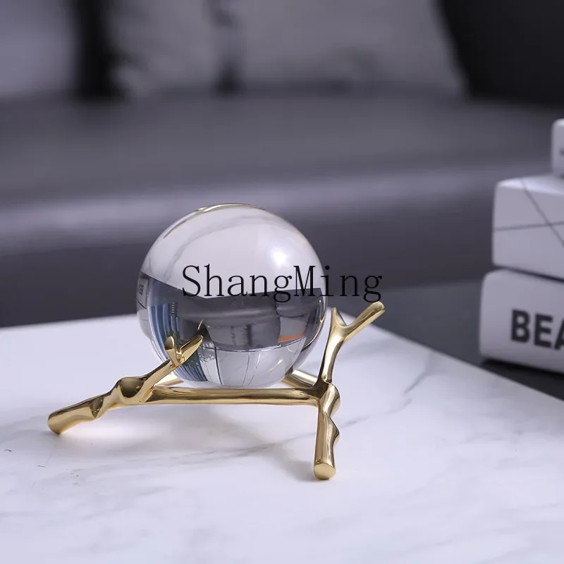 

CL Modern Simple Crystal Ball Ornament Office Gift Ornament Home Living Room TV Cabinet Ornament