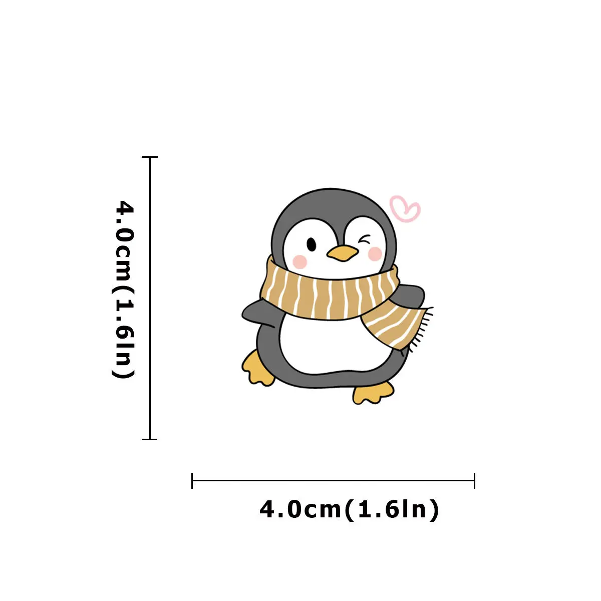 Etori Life 46pcs Cute Cartoon Antarctic Penguin Exquisite Patterns Student DIY Laptops,Diaries,Scrapbooks Decoration Stickers