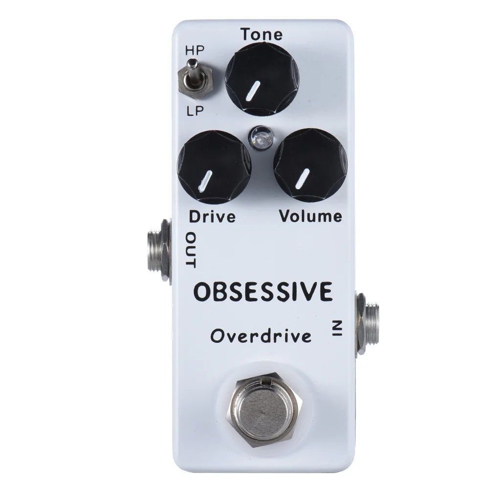 

MOSKYAUDIO Эффектор перегрузки для гитары Obsessive Overdrive с высоким коэффициентом усиления