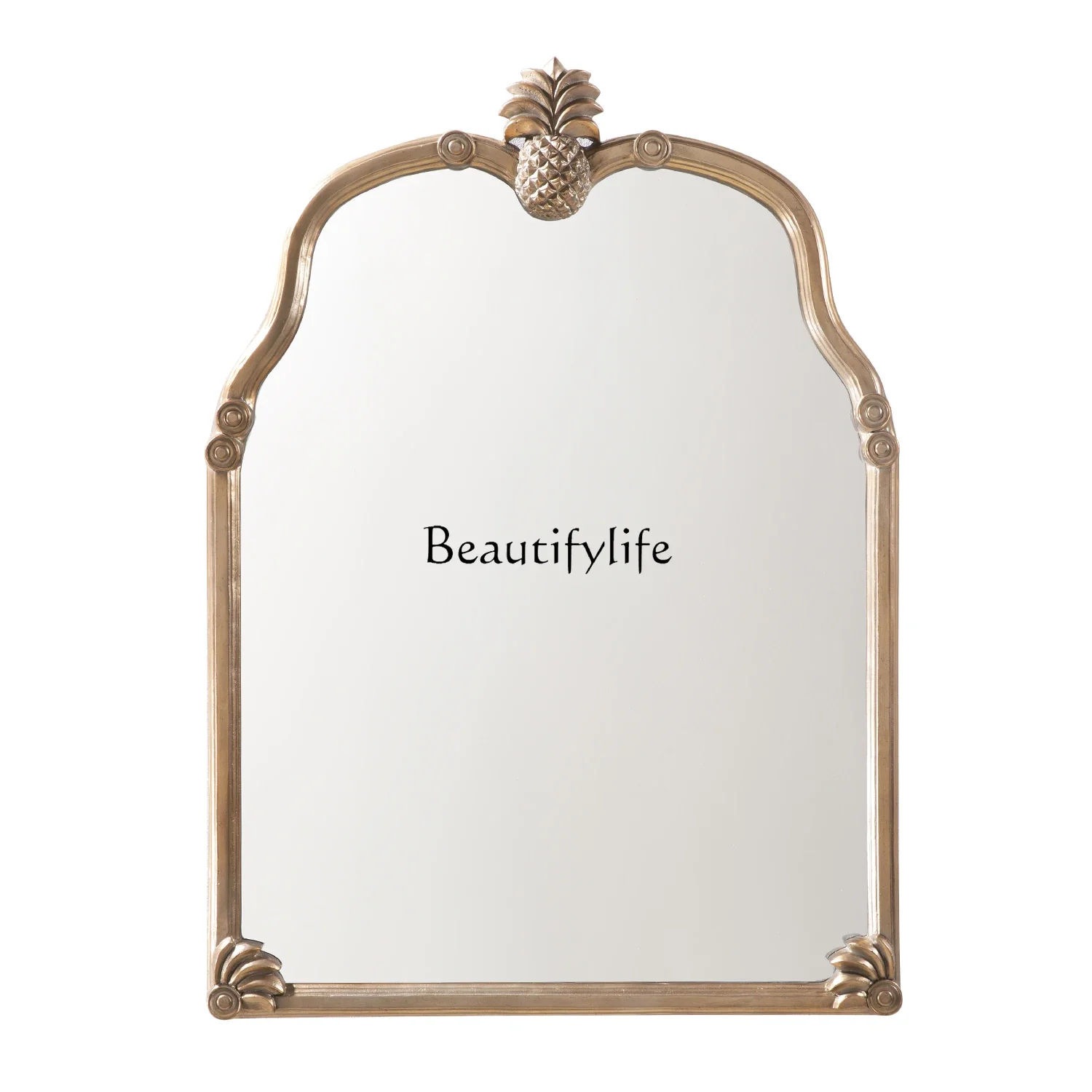 LX8French mirror arched wall-mounted decorative vanity mirror light luxury retro floorSSS
