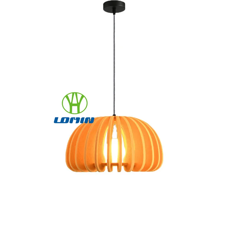 Lomin Danish Designer Felt Chandelier Creative Sound-Absorbing Pendant Light for Hotel Restaurant Café Bar Modern Room Lighting