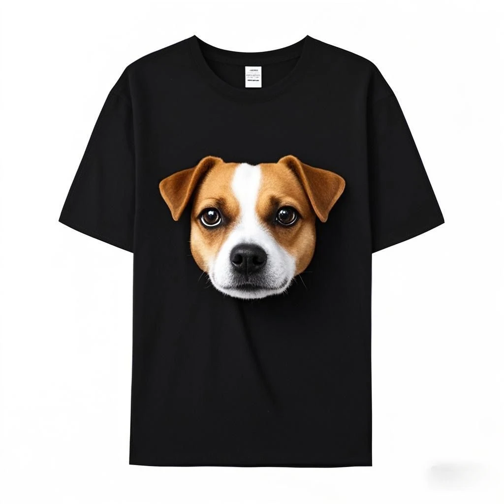 The Dog Side-Eyeing Chloe Men T-Shirt Short Sleeve Casual 100% Cotton T Shirts